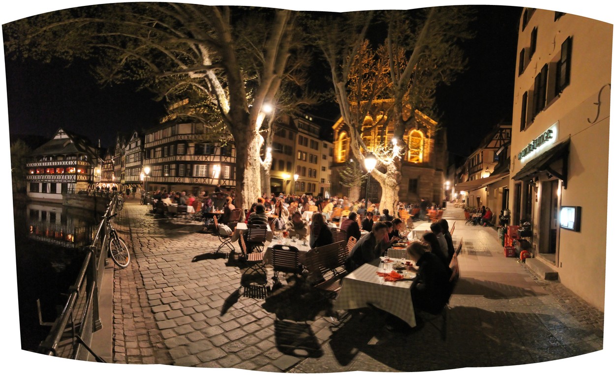 Strassburg in der Nacht