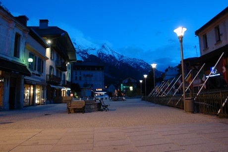 Chamonix-Mont-Blanc-nacht