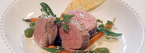 Filet de Veau "à la Ficelle" mit Gänseleberschaum