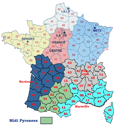 Midi - Pyrenees