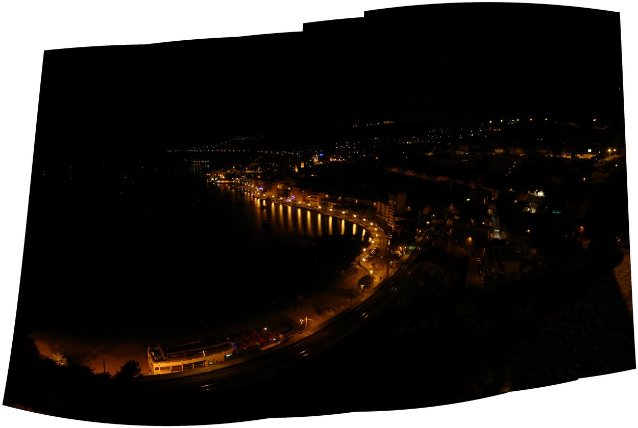 Villefranche-sur-Mer bei Nacht